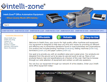 Tablet Screenshot of intelli-zone.com
